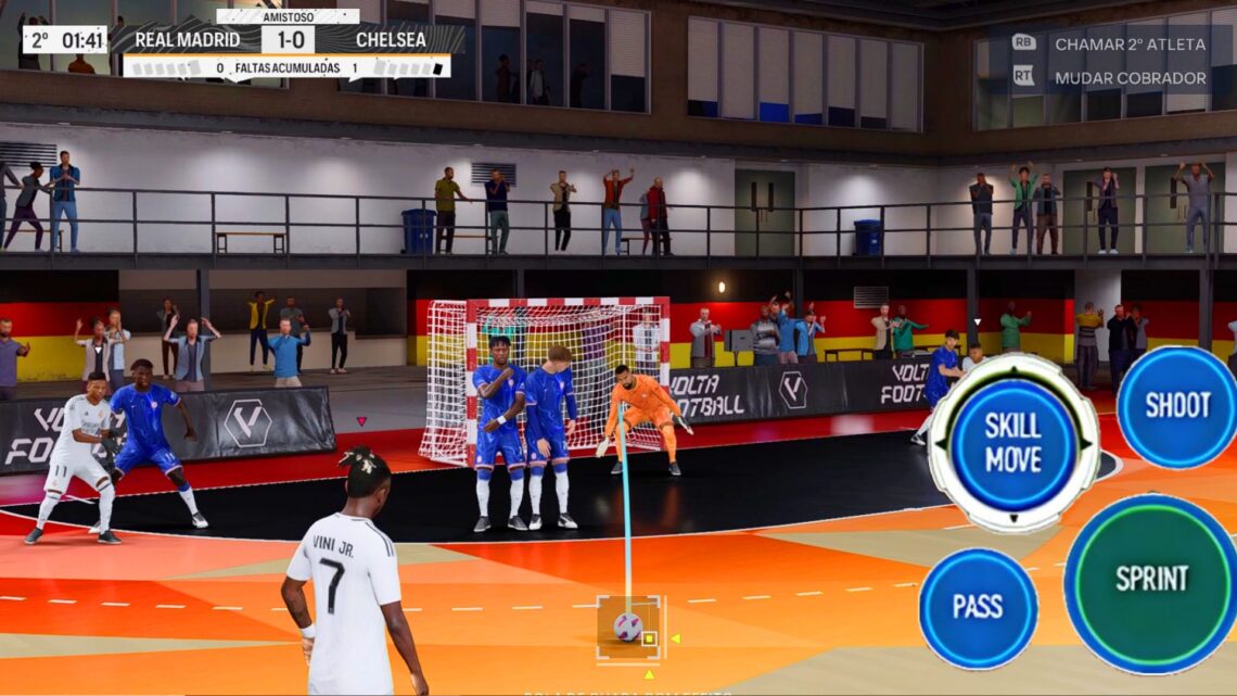 O INCRÍVEL JOGO DE FUTSAL DE 2025 COM BRASILEIRÃO OFFLINE PARA CELULAR ANDROID