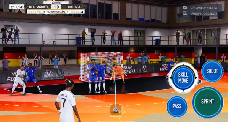 O INCRÍVEL JOGO DE FUTSAL DE 2025 COM BRASILEIRÃO OFFLINE PARA CELULAR ANDROID